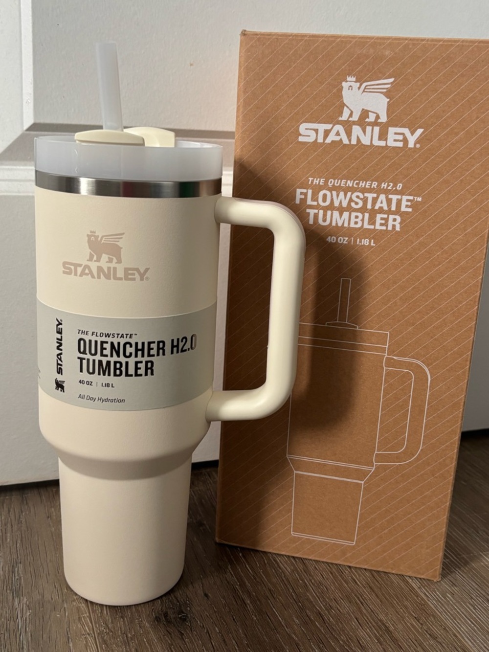 Stanley Cream 40oz Tumbler